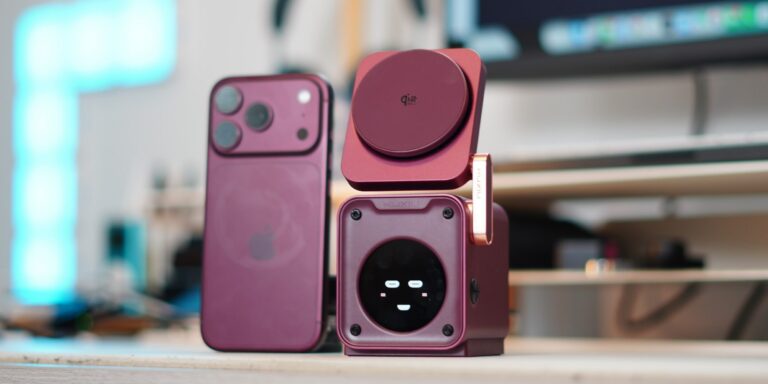 Kuxiu D5 5-in-1 Charging Station Burgundy Edition: Active Cooling Meets iPhone 18 Pro Aesthetic Precision